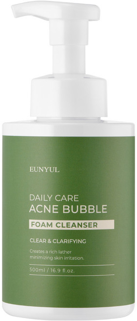 은율 데일리케어 아크네 버블 폼클렌저, 500ml, 1개