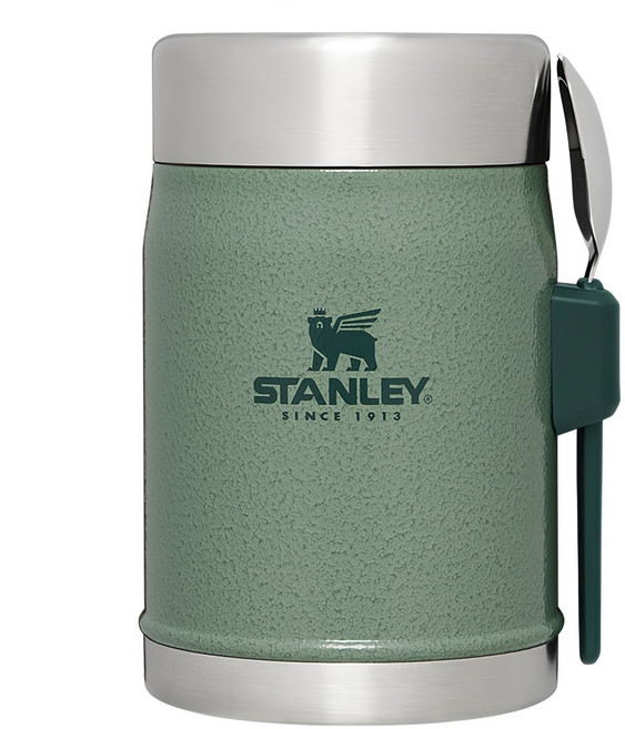 스탠리 클래식 레전더리 진공 푸드자, 헤머론그린, 414ml, 1개