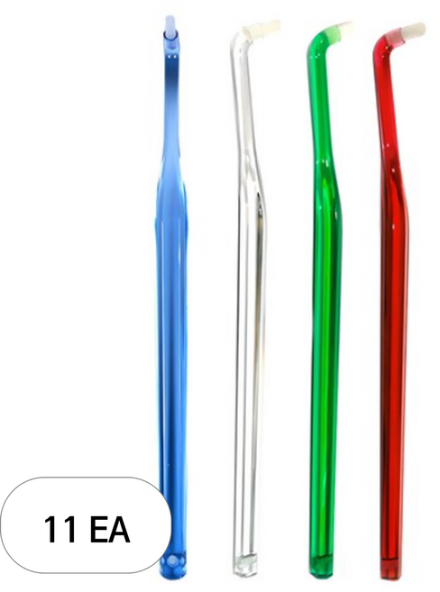 하이브코리아 큐어덴트 힐링케어 어금니칫솔 슬림모, 4개입, 11개