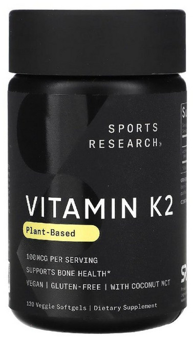 스포츠리서치 비타민 K2 100mcg 베지 소프트젤, 1개, 120정