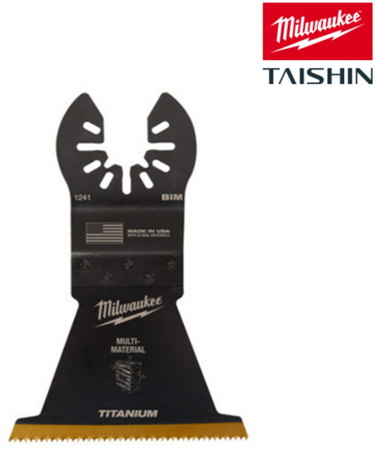 멀티 커터날 못있는 목재 구리 PVC 석고보드용 폭 64mm 티타늄 코팅 BIM (1PC) 49-25-1241, 1개