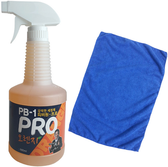 cleaner 피비원프로 0.68L 서비스걸레40x40cm1장, 1개