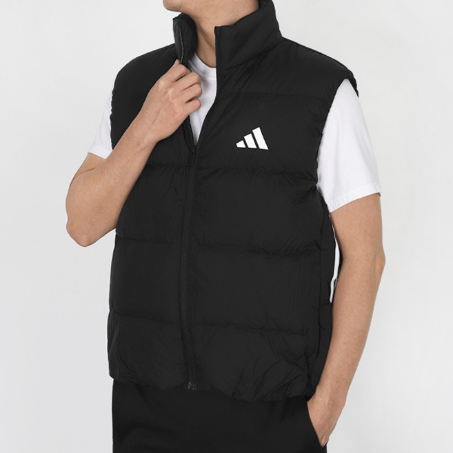 아디다스 오리털 패딩조끼 에센셜 3S 푸퍼 덕다운 베스트