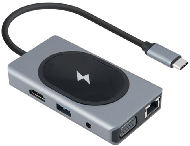 컴스 TB616 무선충전 올인원 멀티 허브 (USB 3.0 Type C 무전원), 선택하세요, 1개