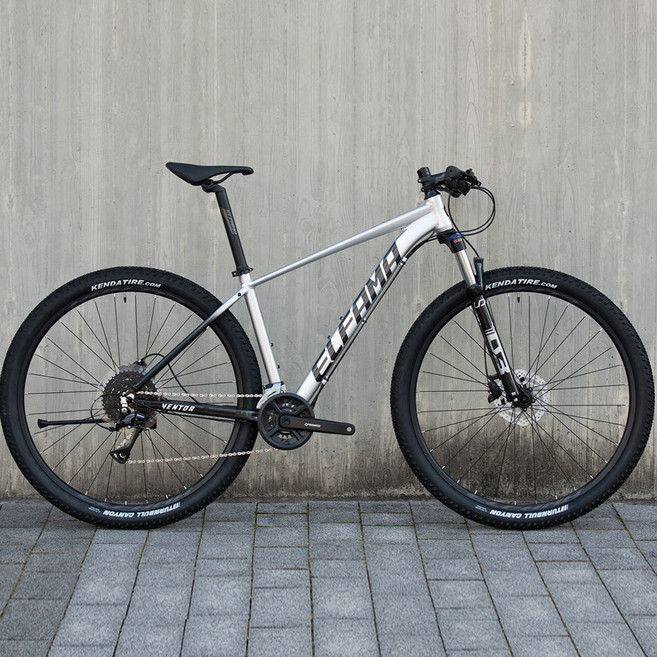 엘파마 벤토르 V4000 18단 에어샥 입문용 MTB 자전거, 1개, 1083cm, 퀵실버M_29인치