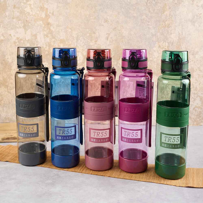 太和工房 TR55運動水壺 大容量安全材質 運動健身隨身攜帶 多色可選, 紫色, 1000L, 1個