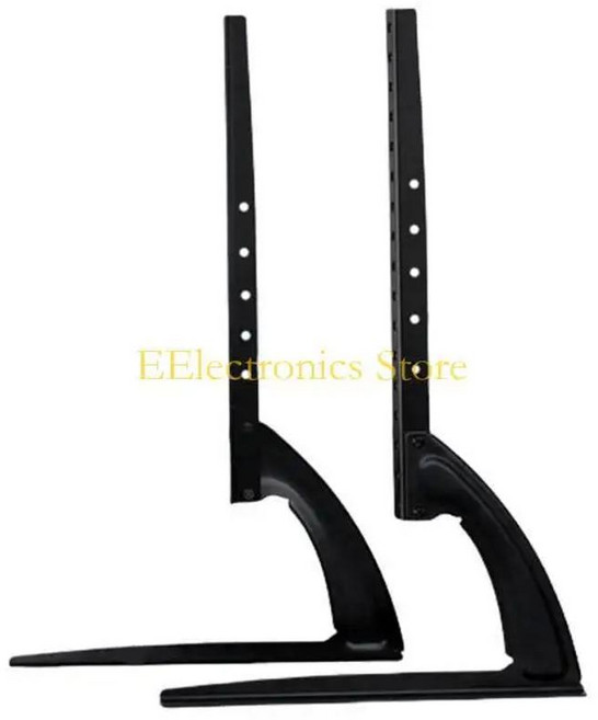 VESA 용 26 75 인치 평면 스크린 TV에 대한 조정 가능한 TV 스탠드 다리 최대 800x400 mm 쉽게 설치, 1개