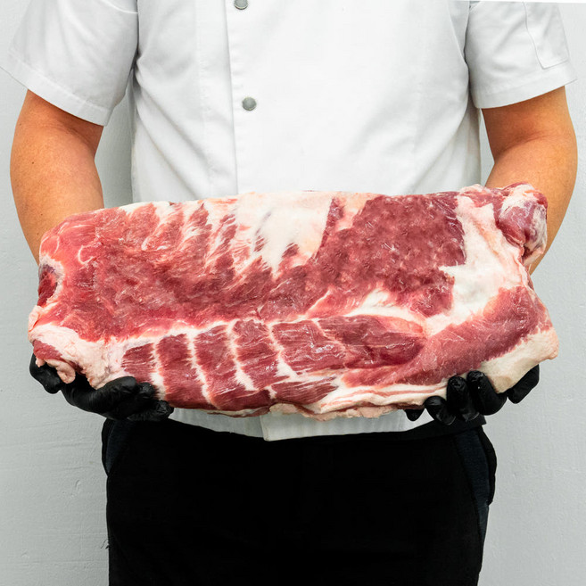 고기생각 미국산 스페어립 원육 냉동 1피스 돼지고기 돼지 등갈비 쪽갈비 1.5~3.5kg, 2kg, 1개