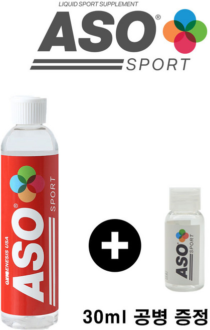 아소 스포츠 고농축액 마시는 산소수 먹는산소 운동선수음료 활성산소 240ml ASO, 5개