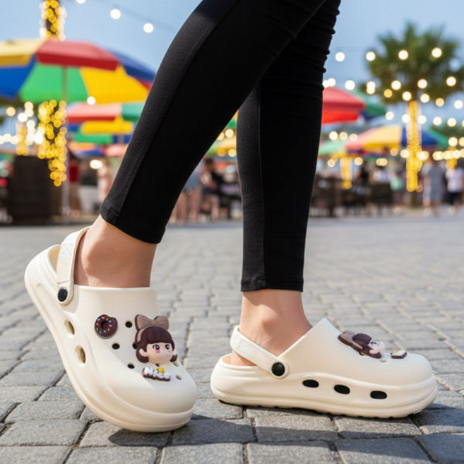 가볍고 푹신푹신한 NiceGirl 나이스걸 EVA 쿠션 멀티 스펀지 샌들