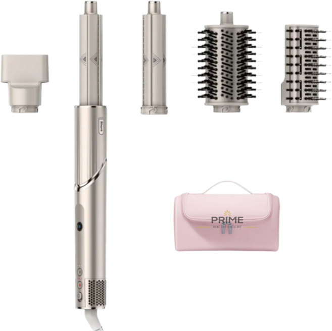 샤크 HD430 플렉스타일 브러쉬 고데기 드라이기 에어스타일러 헤어 드라이어, HD430 (+고급파우치 증정), 샴페인골드