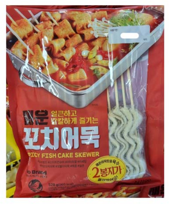 리얼밀 매운 꼬치어묵 528g, 3개