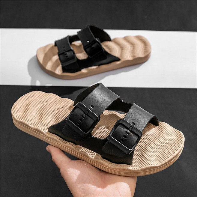 besteffie 남자슬리퍼 무지 미끄럼방지 발편한 실내 실외 사무실용 캐주얼 패션 빅사이즈 남성슬리퍼 C58