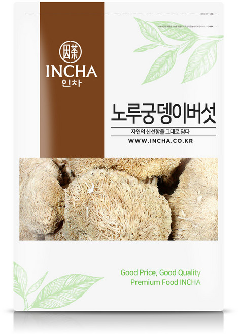 인차 국내산 말린 노루궁뎅이버섯 노루궁댕이 버섯 차, 1개, 100g