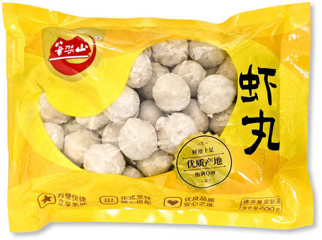 쫄깃한 새우볼 어묵, 3개, 400g