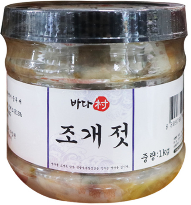 바다촌 조개젓1kg 1개 중국산, 1kg