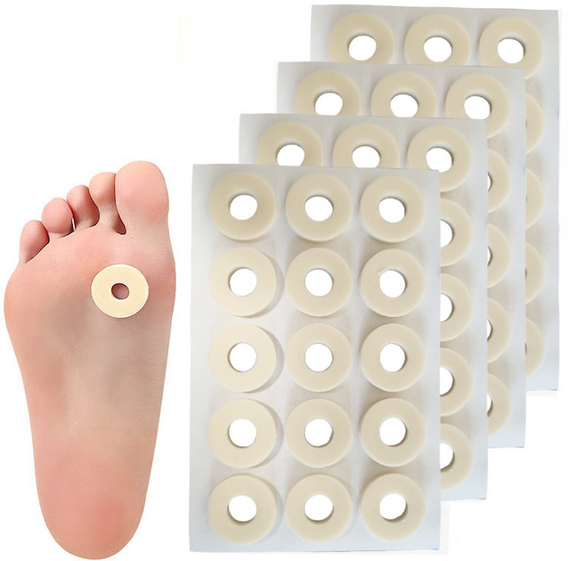 티눈 통증 보호 쿠션 패드, 4개