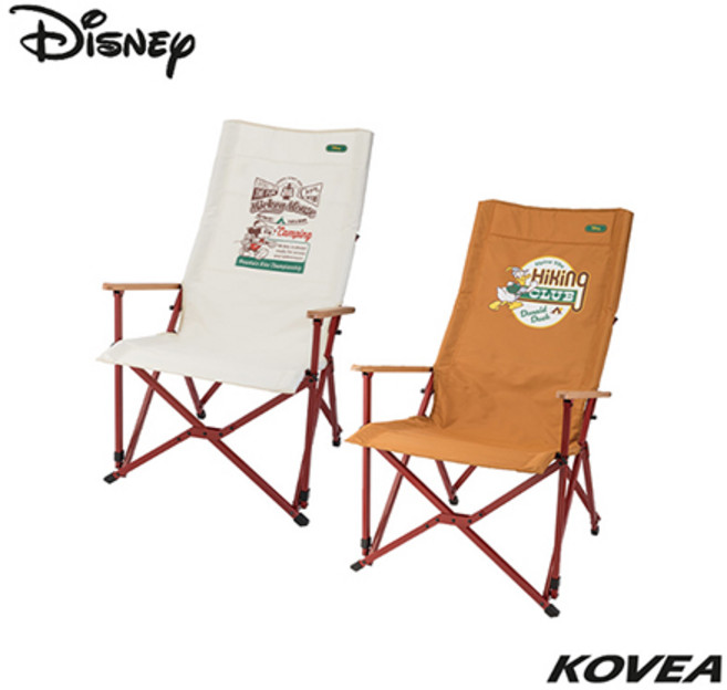 코베아 릴렉스 체어 <디즈니 미키 에디션>, 썬셋오렌지, 1개