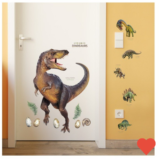 데코스티커 야광 공룡시대 2