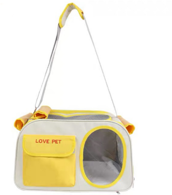 코믈리 반려동물 삼면통풍 토트백+이너쿠션세트, 1개