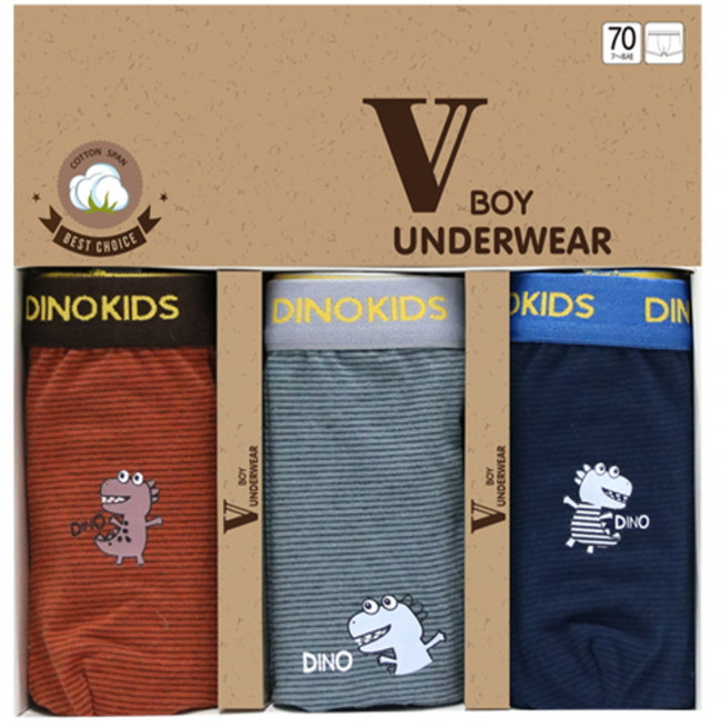 남아동 사각팬티 드로즈 3매입/에코키즈 발렌티노 아동속옷/주니어팬티