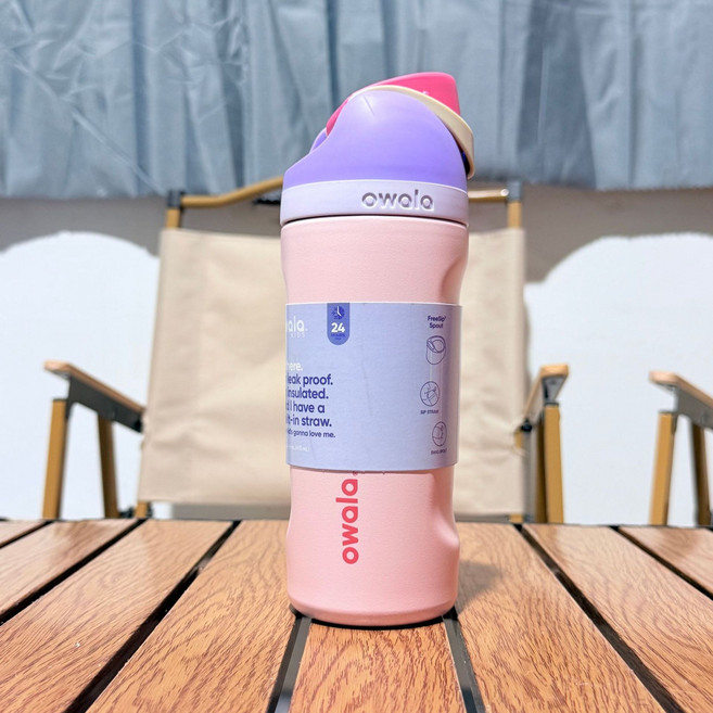 오왈라 owala FreeSip 보온보냉병 480ml(16oz), 480ml, 자화 토끼, 1개