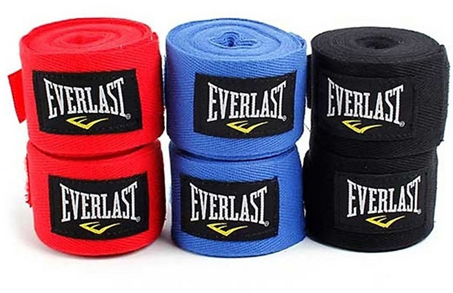 손목보호 핸드랩 권투 트레이닝 복싱용품 에버라스트, 블루