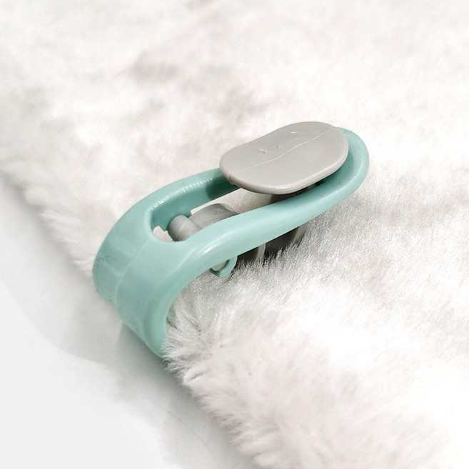 10p/20p 1초 시트 고정 클립 이불 밀림방지 매트리스 커버 집게 패드 홀더, 10개, 그린