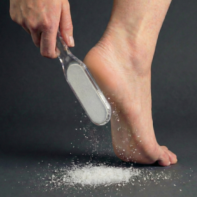 샤벨 프리미엄 스텐 304 양면 발각질제거기, 10g, 1개, 1개입