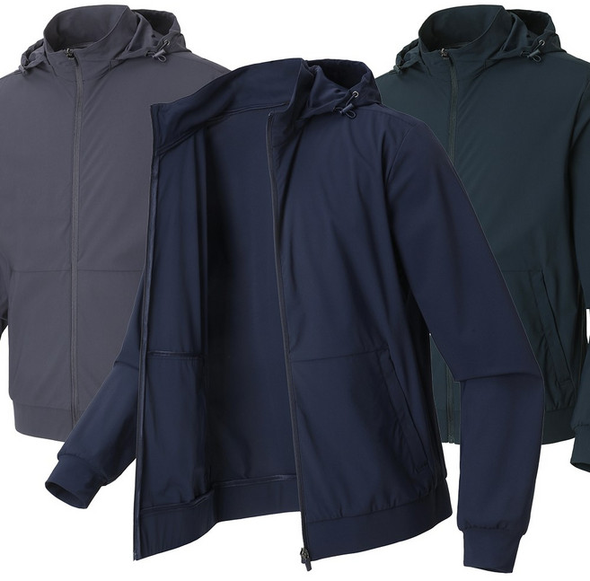 샤인힐즈 봄여름 MX 남성 쿨 사방스판 후드 바람막이 자켓 MCK5358