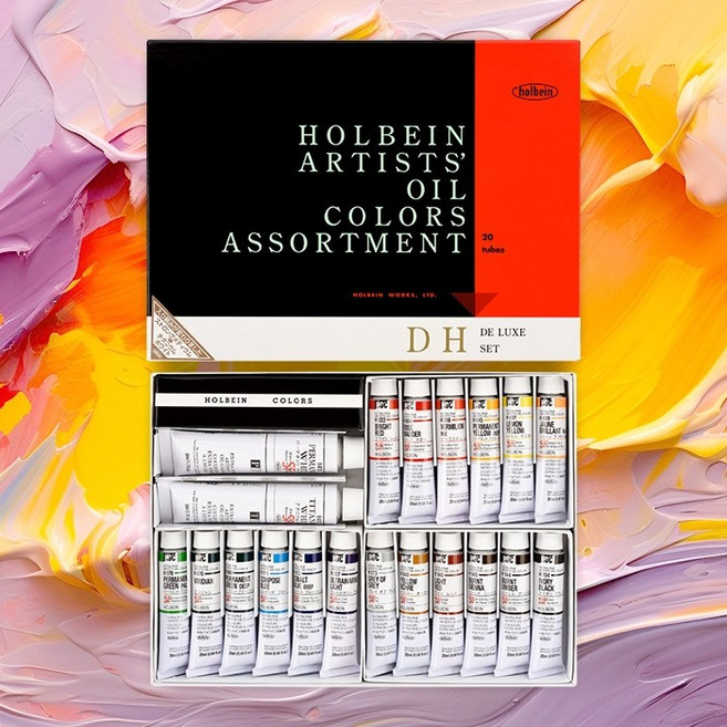 홀베인 HOC 유화물감 20ml 20색 전문가용 오일컬러 채색 유화재료 유화도구