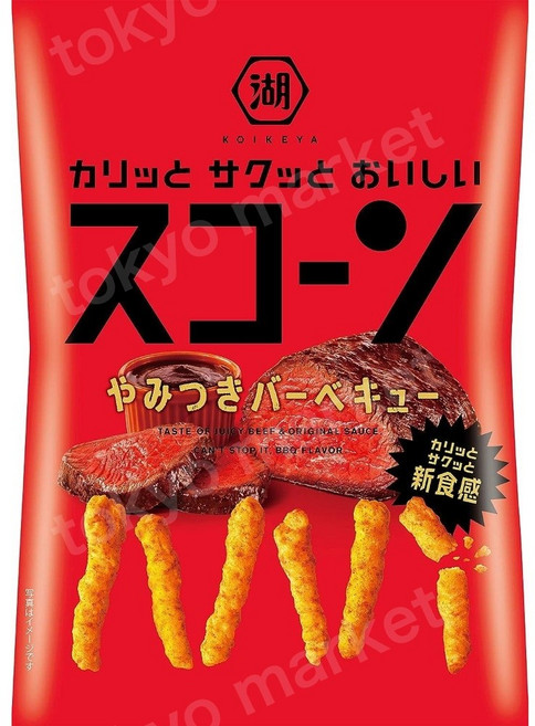 코이케야 스콘 야미츠키 베베큐 스낵 과자 (78g), 78g, 1개