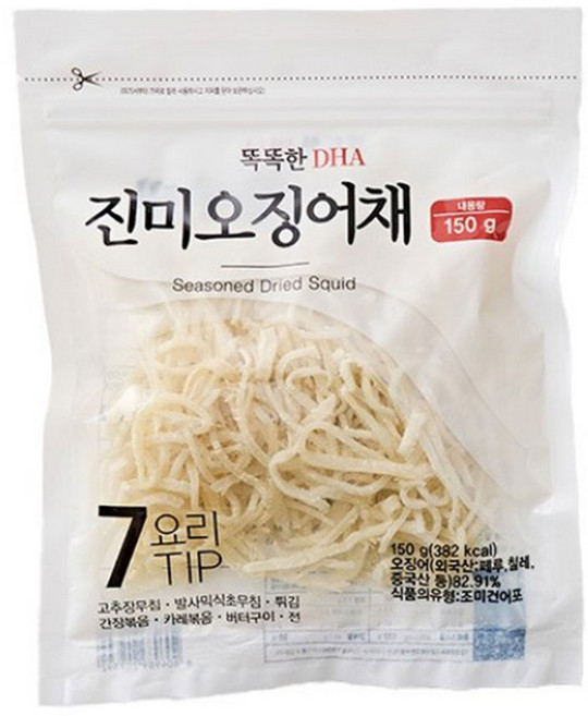 [우물우물] DHA 진미 오징어채, 1개, 150g
