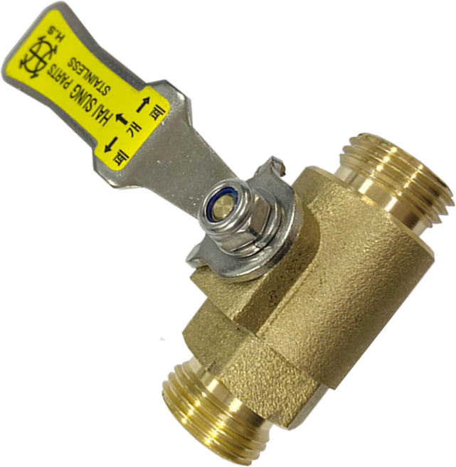 공장몰 국산 농약 분무기호스 연결 밸브 부속부품 양쪽수나사밸브 13mm, 1개