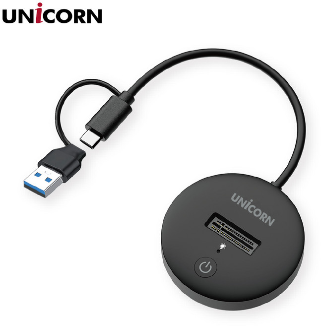 유니콘 USB A타입-C타입 NVMe SSD 도킹 스테이션 M.2외장케이스 SM-600DP, 유니콘  SM-600DP, 1개