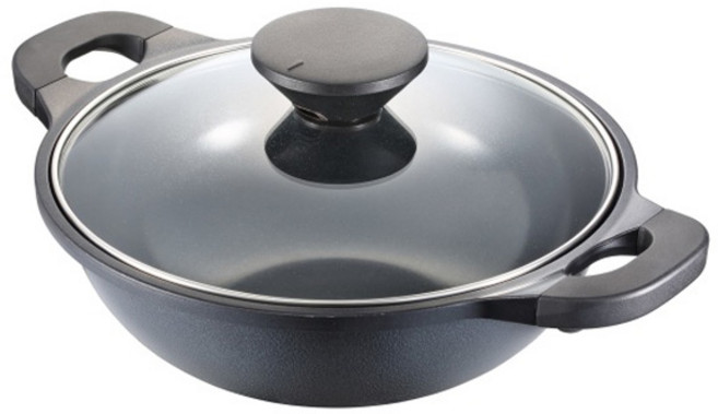 PN풍년 펄블랙주물IH 전골냄비 26cm, 상세페이지참조, 1개