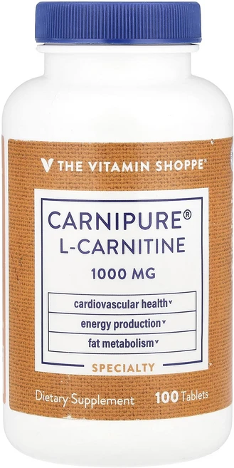 신상할인판매 The Vitamin Shoppe Carnipure® l-카르니틴 1000mg 100정 최저가격, TheVitaminShoppeCarnipurel카르니틴, 1개 - 쿠팡