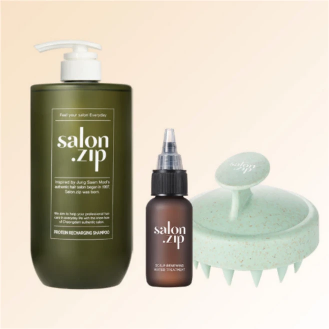 정샘물뷰티 살롱집 단백질 리차징 샴푸 아로마틱 플로럴향, 1L - 쿠팡