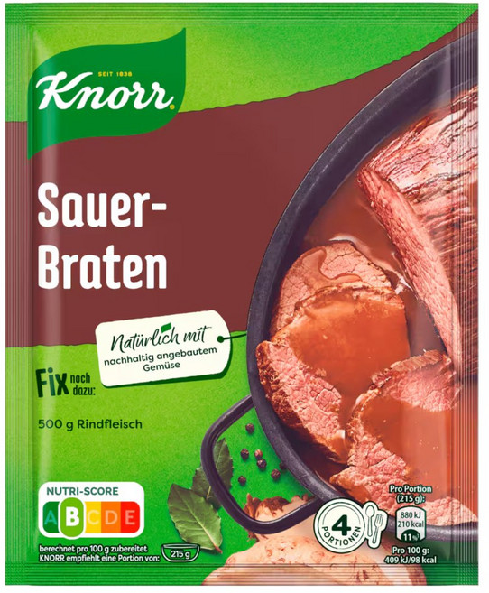 크노르 고메 스테이크 소스 23g, 1개