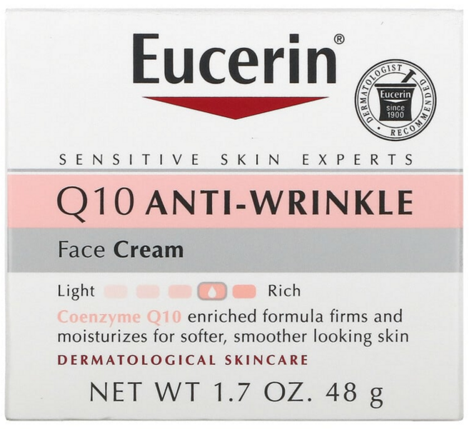 유세린 Q10 주름 개선 페이스 크림 48g (1.7oz), 1개