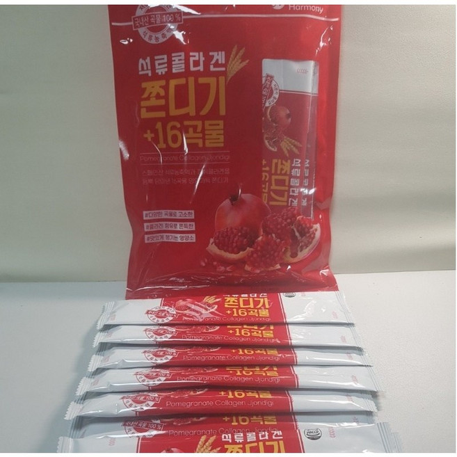 석류콜라겐 16곡물 쫀디기 10봉 1팩 국내산곡물 주전부리 아라비카 커피쫀드기 존드기