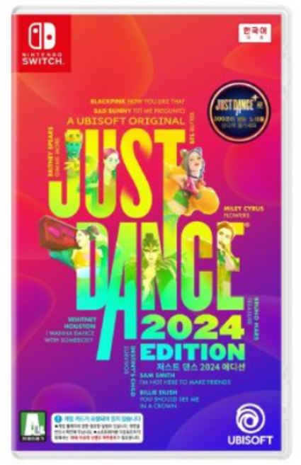 닌텐도 스위치 저스트 댄스 2024 에디션 미개봉 새상품 한국어 한글판 게임 타이틀 코드