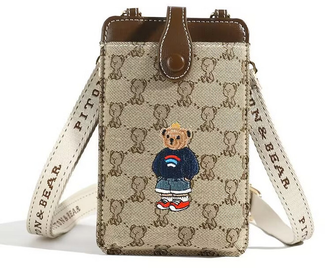 버딩 고급 여성 가죽가방 데일리 핸드폰 가방 미니크로스백 미니 슬링백 버킷백