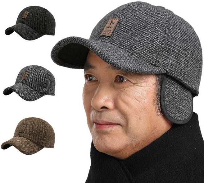 [HANNAL] 꽃중년 빌트인 귀마개 방한모자