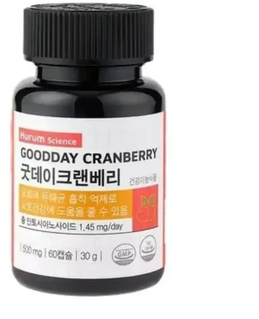 휴럼사이언스 굿데이 크랜베리 60캡슐 x 1개