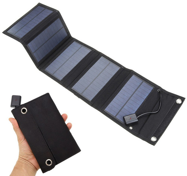 태양광 태양열 판넬 보조배터리 휴대용태양광충전기 방수 파파모미