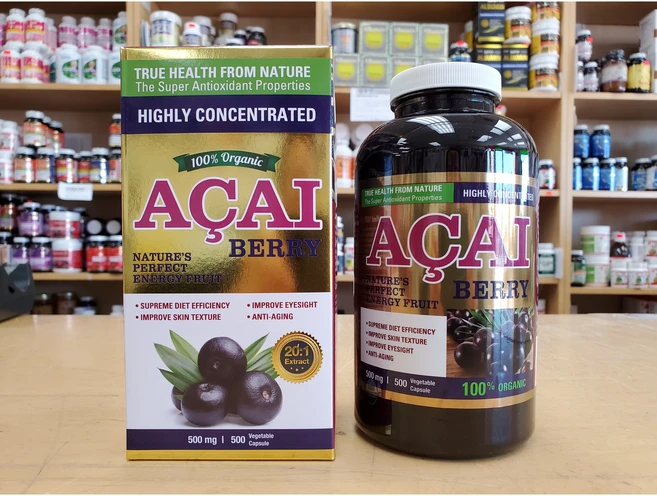 PURUS NUTRITION 100% 유기농 아사이베리 20배 농축 500mg 500정 캐나다 유기농 아사이베리 대용량 500정 20배 농축 캐나다에서 직배송, 1개 - 쿠팡