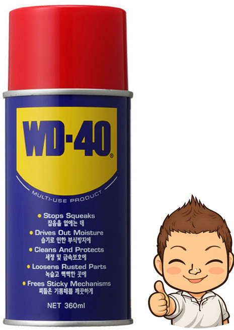 WD-40 방청 윤활제 360ml, 1개