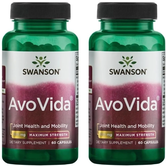 스완슨 아보비다 맥시멈 스트렝스 300mg 캡슐 60정, 2개 - 쿠팡