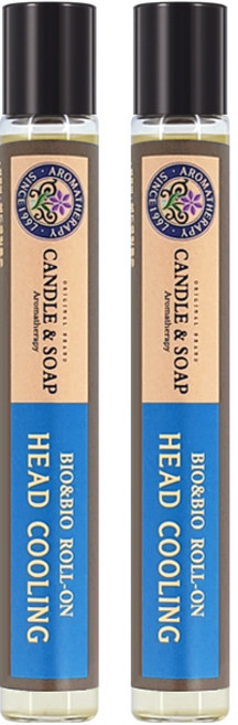 바이오앤바이오 헤드쿨링 롤온 페퍼민트 아로마오일, 2개, 10ml